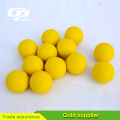 L&#39;usine de la Chine vendent des boules de golf molles jaunes de golf d&#39;unité centrale de golf pour la pratique de golf